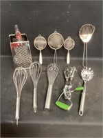 Miscellaneous Kitchen Strainers,Wisk,Mixer,Grater