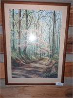 Color Woodland Scene Wall Art   C. Maglinger