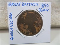 1890 Great Britain Penny