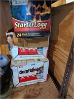 1-1/2 Boxes Duraflame and 1 Box of StarterLogg