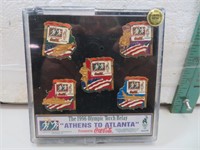 1996 Athens to Atlanta Olympic Torch Relay Pins