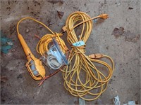 Electric Cords and Trouble Light