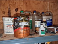 Assorted Partials of Paint, Stain, Etc.