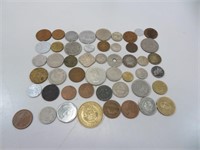 50 Foreign Coins