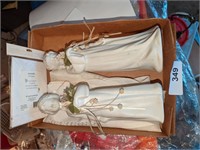 (2) Battery Operated Angel Figurines +