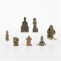 7 Early Indian/Chinese Bronzes Ganesh