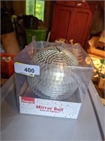 Mirror Ball, 8 inch diameter