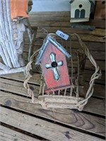 Grapevine Doll Chair and Birdhouse