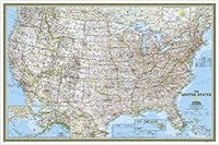National Geographic: US Classic Wall Map