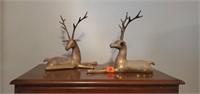 Brass reindeer (pair)