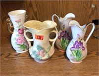 Hull, bud vases (4)