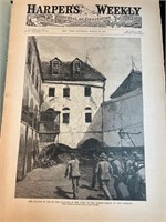 1891 full crisp Harpers Weekly newspaper