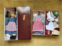 American girl doll and accessories. dresses, hair