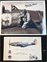 WWII fighter ace autograph rare ace in a day Allen