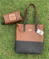 Custom SWOSU Leather Shaving Kit + Tote Bag