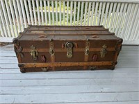 SB Smith and Co. Wooden Trunk