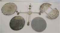 (5) Vintage Silver Plated Trivets. Including: Wm.