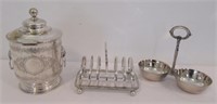 (3) Vintage Silver Plated Breakfast Serving Items