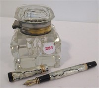 Parker Buofold Fountain Pen with 18K Gold. NIB.