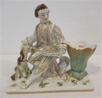 Vintage Hand Painted Porcelain Figurine a Man and