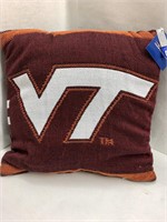 (4x bid) Virginia Tech 20" x 20" Pillow