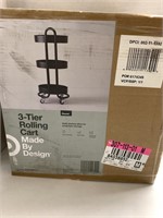 Made By Design 3-Tier Rolling Cart