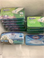 Lot Of (12) Assorted Wet Mopping Cloths