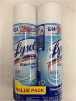 (5x bid) Lysol 2pk 19oz Disinfectent Spray