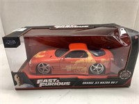 Fast & Furious Orange JLS Mazda RX-7