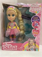 Pocket Watch Hair Power Diana Doll