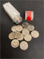 Roll of 2005D Jefferson Nickels