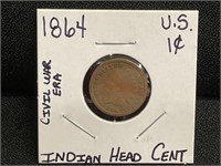 1864 Indian Head Penny