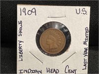 1909 Indian Head Penny