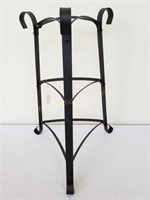 Wrought Iron Basket Stand