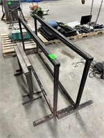 4QTY Metal material stands