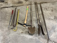 Yard tool and prybar lot