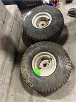 Lot of 2 mower tires