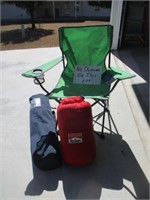 3pc - Folding Sports Chairs / Sleeping Bag