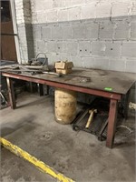 Metal welding table. CONTENTS NOT INCLUDED