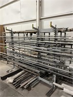 Metal stock material w/rack