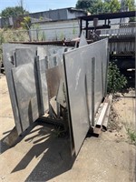 Lot of stainless and aluminum sheeting