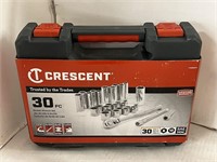 Crescent 3/8" Drive 30 Pc Socket Wrench Set