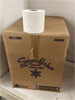 Case Of (48) Snowflake Toilet Paper