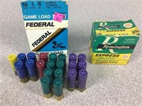 Remington 16 gauge full box 5 shot & 21 shells of