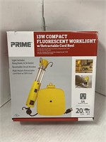 13W Compact Retractable Fluorescent Worklight