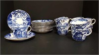 ROYAL CROWN DERBY CUPS & SAUCERS