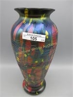 Fenton Offhand 10" Threaded Mosaic vase