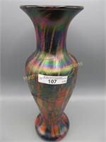 Fenton Offhand 11" Threaded Mosaic vase