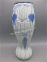 Imperial Freehand 10" vase, Blue Heart & Vine on