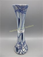 Imperial Freehand 9.5" bud vase, Blue Heart &